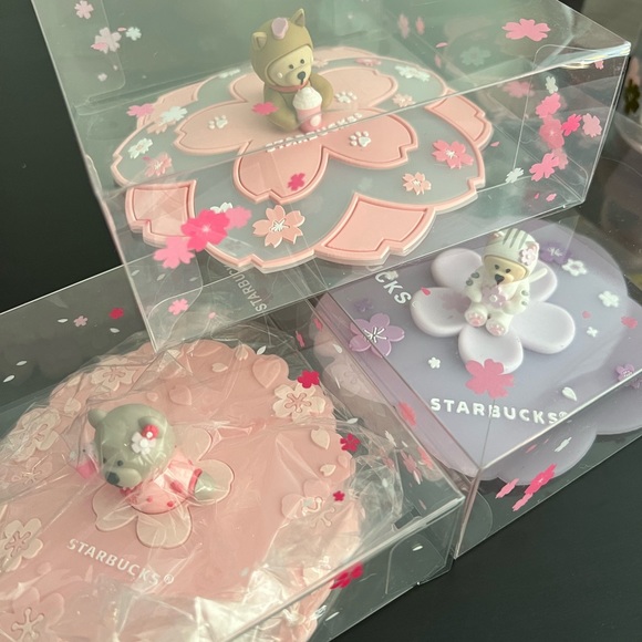 Starbucks cheery blooms cup covers - Picture 2 of 3